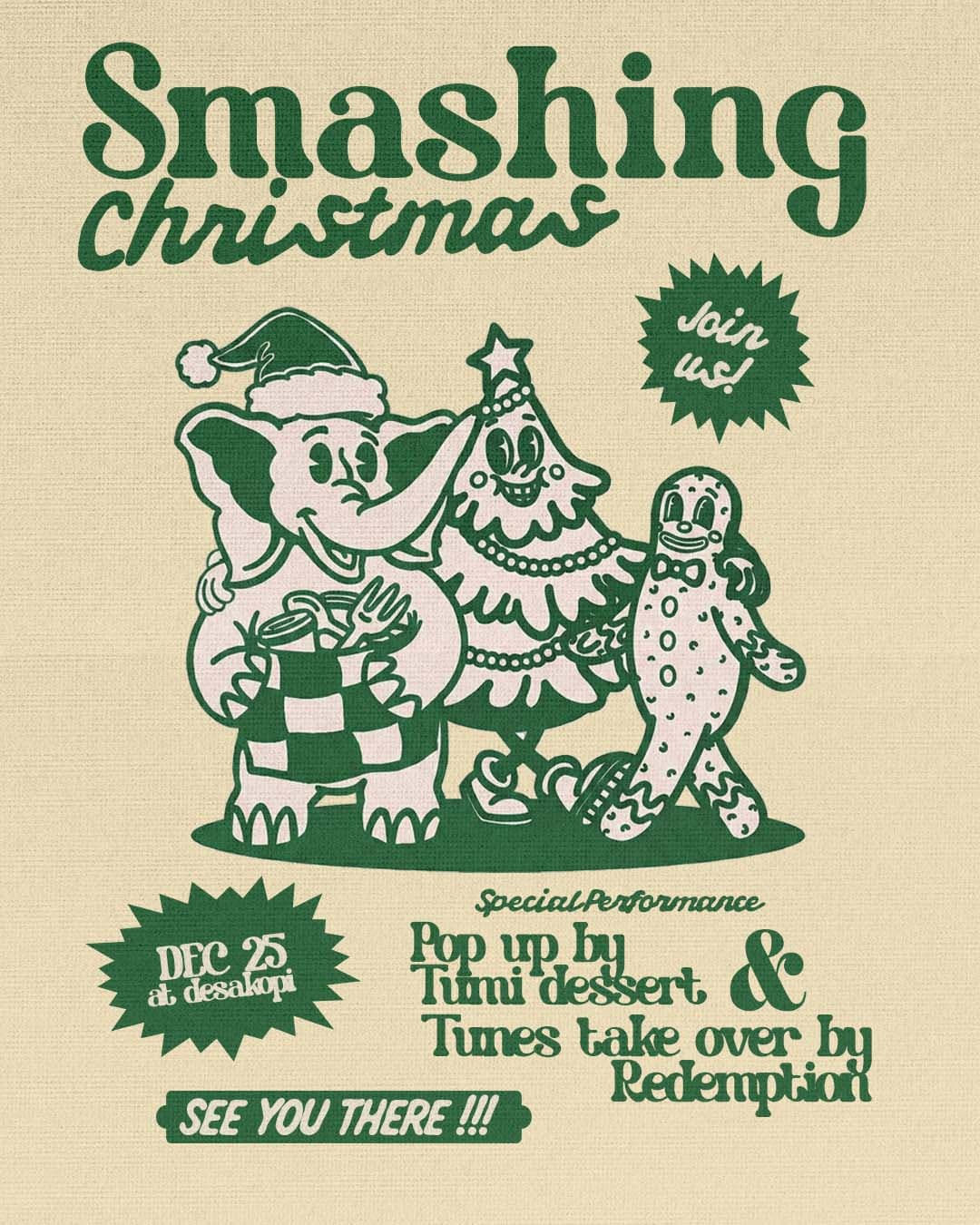 Desa Kopi Smashing Christmas poster